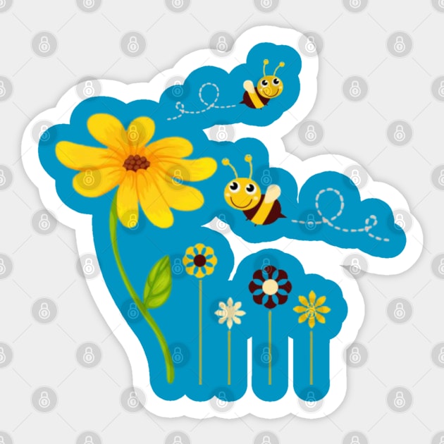 Cute Wholesome Bee Sticker by Primigenia